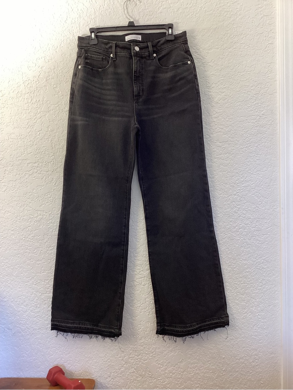 🖤 NWT LOFT Black High-Rise Wide-Leg Jeans (Size 28/6) Brand new with tags! ✨